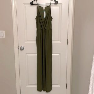 Kaileigh Lexy Knit Jumpsuit Olive